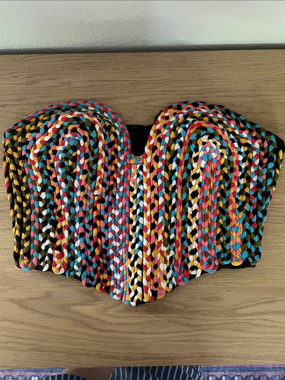 Mara Hoffman Julie Multicolor Braided Bustier Top – Size 6 - Picture 4 of 8